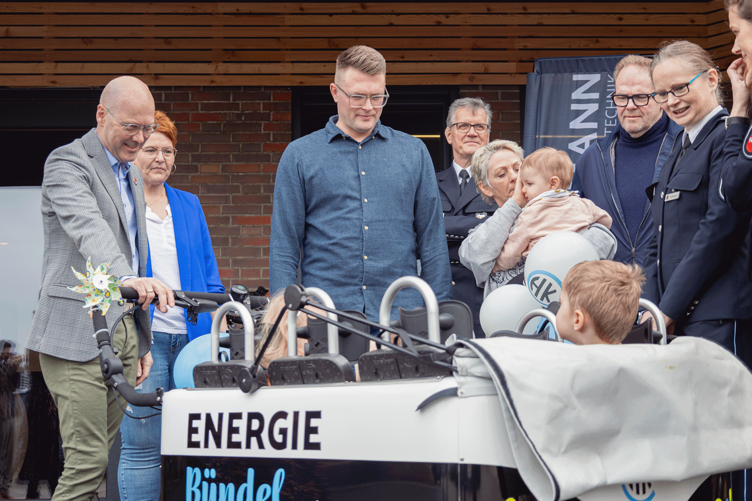 Cloppenburgs Bürgermeister Neidhard Varnhorn eröffnet die Kindergroßtagespflege